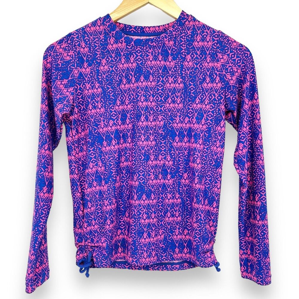 Coolibar UPF 50+ Sun Protection long sleeve swim top rash guard size L (10/12)